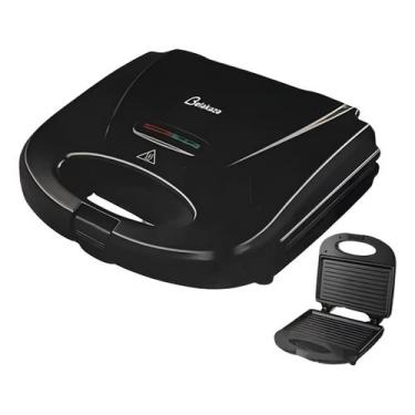 Imagem de Sanduicheira Grill 2 Em 1 Lanche Chapa Tostex Misteira Belakaza 800w C