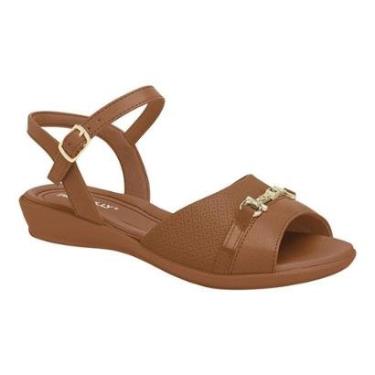 Imagem de Sandália Anabela Salto Baixo Piccadilly 500406 Feminino-Feminino