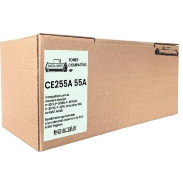 Imagem de Toner Compatível P/ Hp P3015 Laserjet M521dn 3015dn 521dn 55 Ce255a - 