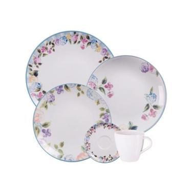 Imagem de Aparelho de Jantar Tramontina Aura em Porcelana Decorada 20 Peças