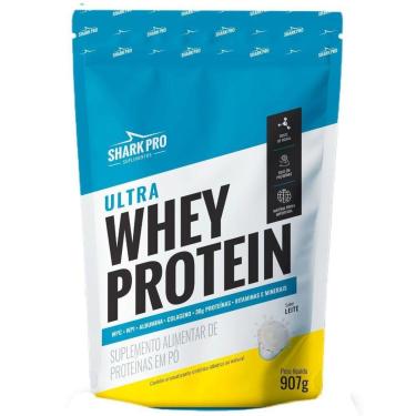 Imagem de Whey Protein Concentrado Leite 907g - Shark Pro-Unissex