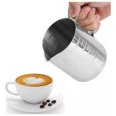 Imagem de Jarra Leiteira Inox Cremeira Pitcher 350ml Cozinha Profissional Barist