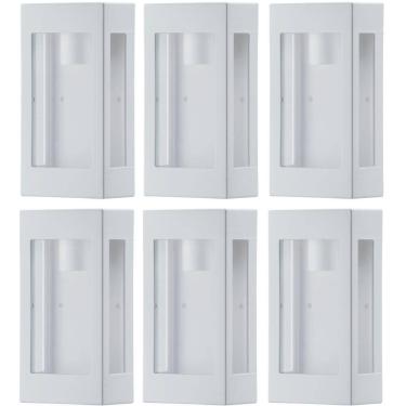 Imagem de Kit 6 Arandelas Externas Prime Luminárias Bivolt de Parede Jardim Muro Entrada Dital