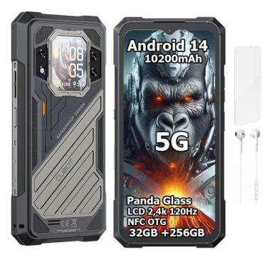 Imagem de Smartphone Cubot King Kong X 5g 32gb Ram 256gb 10200mAh, Preto, 256GB