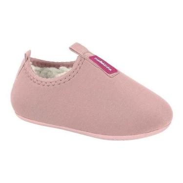 Imagem de Tênis Molekinha Bebê Sapatilha Infantil Meia Pelinho 2716104, 24, Rosa