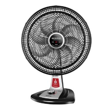 Imagem de Ventilador De Mesa Mondial Super Turbo 8 Pás Repelente Líquido 140W 40Cm Preto e Prata...