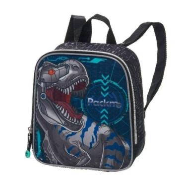 Imagem de Lancheira Térmica Escolar Pacific Cyber Dino Preta - 998AU11