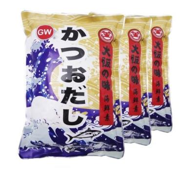 Imagem de Tempero De Peixe Bonito Hondashi Dashinomoto 500g- Kit com 3 - GW