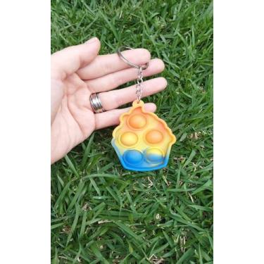 Imagem de Chaveiro de Pop It / Fidget Toy - CUPCAKE - Lika Acessórios