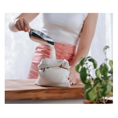 Imagem de Concha Pá Para Gelo Inox Pegador Cereais Grãos Multiuso - Clink