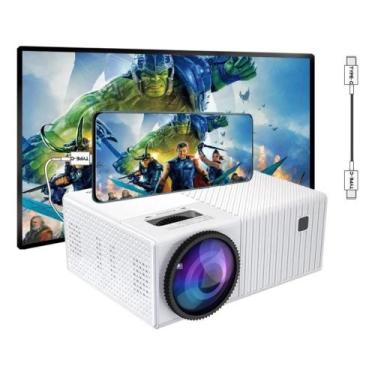 Imagem de Mini Projetor Portátil X35 LED HD 1080p  HDMI/USB/AV, Bivolt, Multimíd