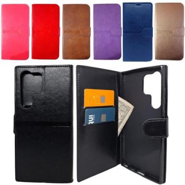 Imagem de Capa Carteira para Samsung S25 Plus (Tela de 6.7) Capinha Case - Genér