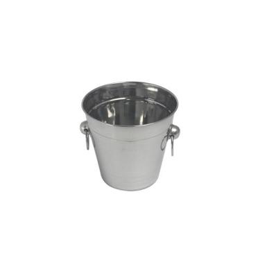 Imagem de Balde para Bebidas 1,4 Litros Pequeno em Aço Inox 8105 Plasvale