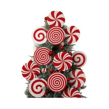 Imagem de Conjunto De Enfeites E Ponteira De Árvore De Natal Em Formato De Benga