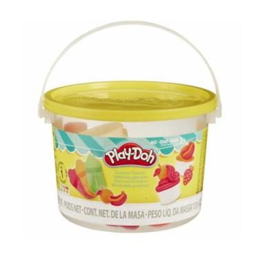 Imagem de Mini Balde De Massinha De Modelar Hasbro 2 Potes Com Acessórios Play-D