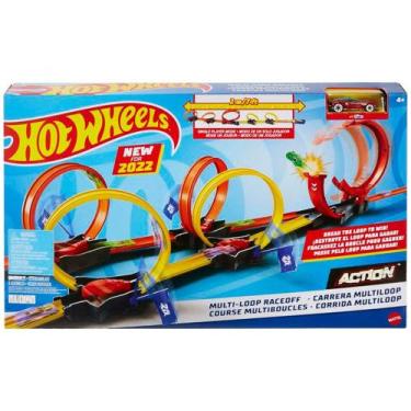 Imagem de Conjunto de Pista - Hot Wheels Action - Corrida Multiloop - Mattel