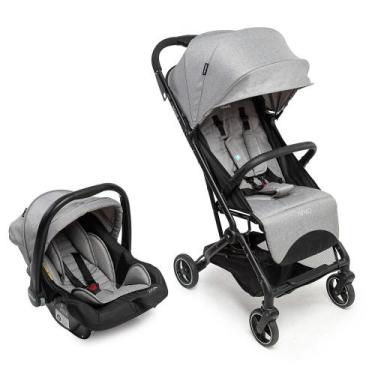 Imagem de Carrinho Travel System Nino DUO com bebê conforto Infanti, Cinza