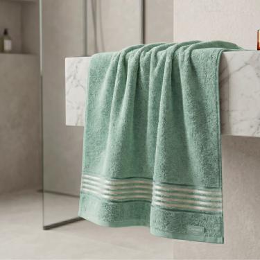 Imagem de Toalha de Rosto Vitta 45x70CM 99% Algodão 340g-m2 Macia e Absorvente Branco Camesa