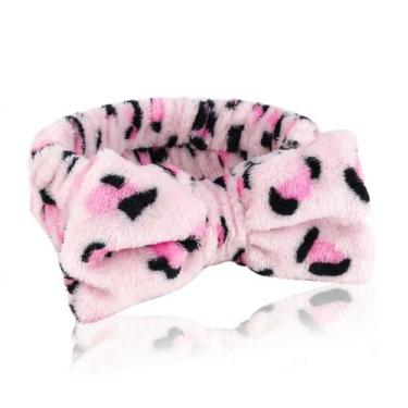 Imagem de Faixa de Pulso para Lavagem Facial Estampada 1 Par Munhequeira Absorve