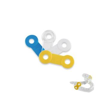 Imagem de Tiras Elásticas Makosmi 50 Unidades 13 mm Sem Látex Amarelo