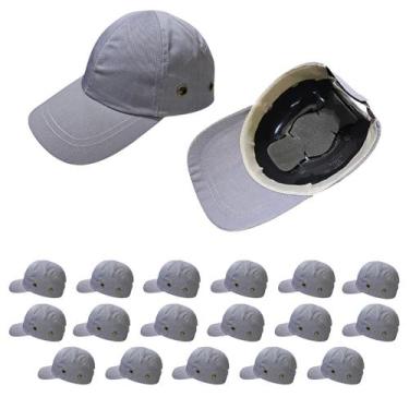 Imagem de Bone com Capacete EPI Kit 18 Uni Obra Seguranca Conserto Reparo Constr
