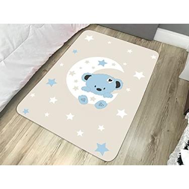 Imagem de Tapete Infantil Atividades Transfer 95x130cm Urso