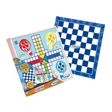 Imagem de Jogos Tradicionais Em Madeira - Damas E Ludo Xalingo 8+65509