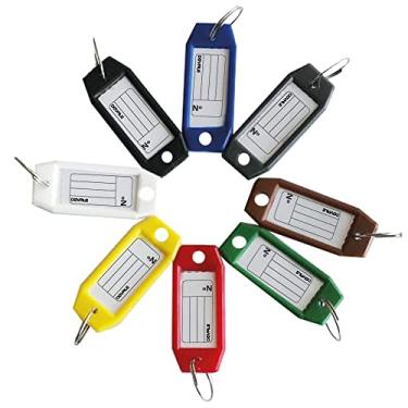 Imagem de Etiqueta Dovale p/chaves modelo 3 Refil com 100 cores sortidas - 77274