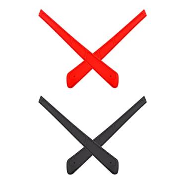 Imagem de Mryok 2 pares de kits de substituição para fones de ouvido Oakley Gasser 0,5 OX5088 - Vermelho e preto