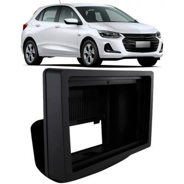 Imagem de Moldura De Painel 2 Din 9" Polegadas Gm Onix 2020 2021 - Preto