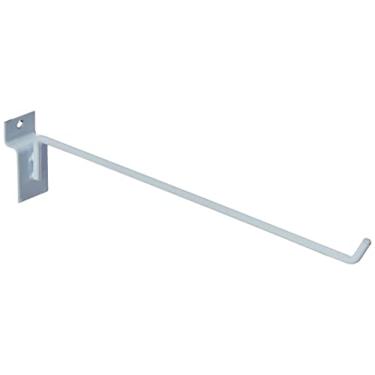 Imagem de Expositor Canaletado 25cm Branco Gancho Cabide Simples Lojas