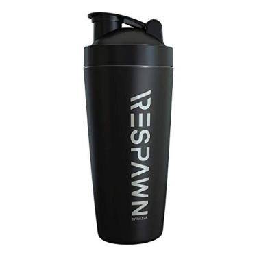 Imagem de RESPAWN By Razer Stainless Steel Shaker – Preto – Copo Shaker com isolamento duplo – Grade embutida – Tampa com trava – 590 ml