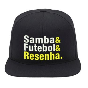 Imagem de Boné Bordado - Samba Futebol Resenha - Hipercap