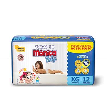 Imagem de Fralda Turma da Mônica Baby Jumbinho XG 12 Unidades