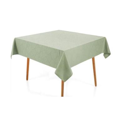 Imagem de Toalha De Mesa Quadrada 8 Lugares Sempre Limpa Herbare Menta Karsten