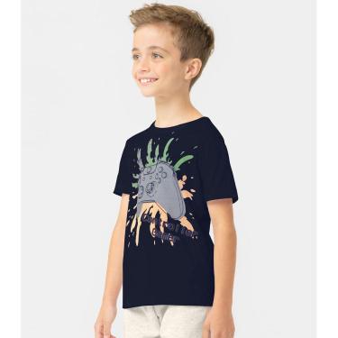 Imagem de Camiseta T-shirt Infantil Masculina Rovitex Kids Azul