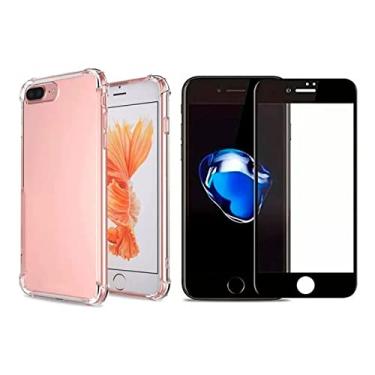 Imagem de Kit Capa Anti Impacto e Película 5D 9D Cerâmica Para iPhone 8 11 13 Pro 14 Pro Max (iPhone 7/8 Plus)
