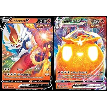 Imagem de Pokemon Cinderace V & Vmax 045/264 - Fusion Strike - Cartas de Coleção