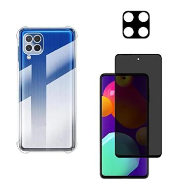 Imagem de Kit Para Galaxy M62 Capa Anti impacto + Película Privacidade + Película De Câmera (Tela 6.7) (C7COMPANY)