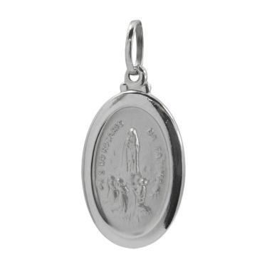 Imagem de Pingente Aço NSra. Rosário Fátima Oval 23x16mm