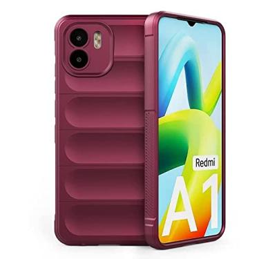 Imagem de BoerHang Capa para Samsung Galaxy M52, TPU macio, proteção antiderrapante moderna, compatível com Samsung Galaxy M52 Phone Case (vermelho)