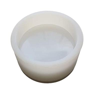 Imagem de Barra de redonda fundição de resina DIY sabonete epóxi vela de silicone loção barra para, arte em resina, polímero,