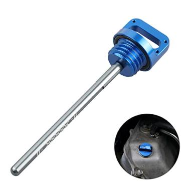Imagem de NICECNC Dipstick de óleo de motor de alumínio T6 com anel de vedação compatível com Yamaha Raptor 700 YFM700 YFZ 450 2004-2009,2012-2013 substituição para 5LP-21761-00-00 5LP-21761-00-00 Ver encaixe