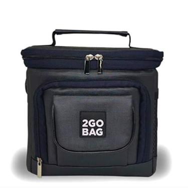 Imagem de Bolsa Térmica 2Gobag Sport Mid Conserva E Armazena Alimentos Cor Chumbo (Chumbo)