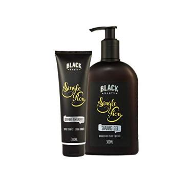 Imagem de Grooming Texturizante e Modelador + Shaving Gel para Barbear Transparente Black Barts® Single Ron