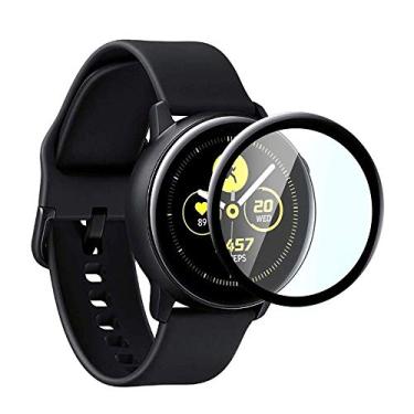 Imagem de Película de Vidro 3D para Samsung Galaxy Watch Active 40mm Sm-R500 - Marca Ltimports