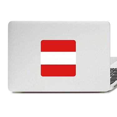 Imagem de Adesivo de vinil Paster Laptop Bandeira Nacional da Áustria Europa País Decoração PC