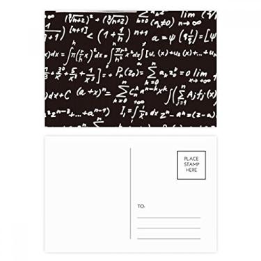 Imagem de Conjunto de cartões postais Summarize Mathematical Formulas Calculus, Cartão de felicitações de aniversário