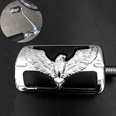 Imagem de Eagle Hawk Emblema Willie G.Skull Peg câmbio para Harley Electra Ampla Super Baixa Glide Softail XLX CHROMED