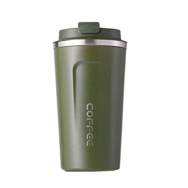 Imagem de Copo Térmico Café bebidas Infusor Isolado Vácuo Mugs Premium Cor:Verde